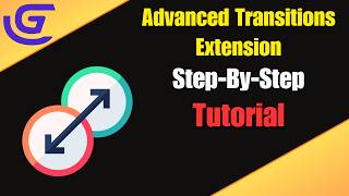 How to use Advanced Transitions Extension in GDevelop | Step-by-Step Tutorial