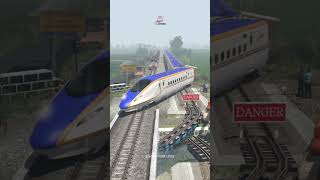 KCIC Blue Fast Train Switches Tracks as Numerous Trains Pass #railroad #train #railtrack #railway