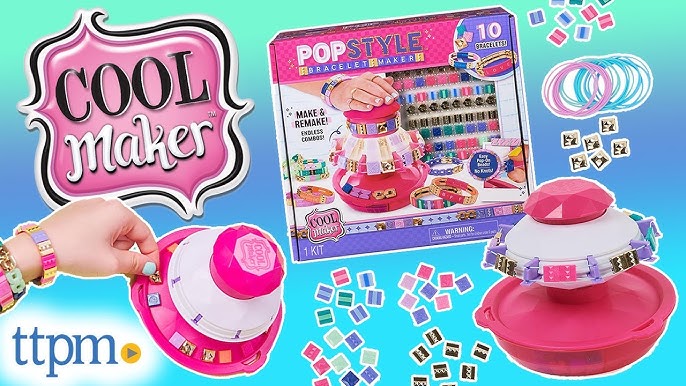 Keira Marie 🌺 on Instagram: The all new PopStyle Bracelet Maker from Cool  Maker.💗 Easy assembly within minutes! Customize your own DIY Bracelets for  you & your friends. Easy pop on beads