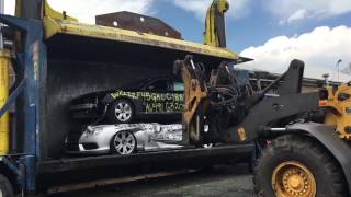 Crushed Bentley crushed again - Audi a6 topper