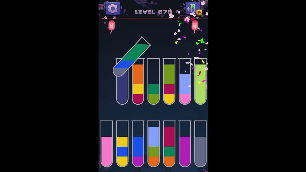 Sort Water Color Puzzle Level 879