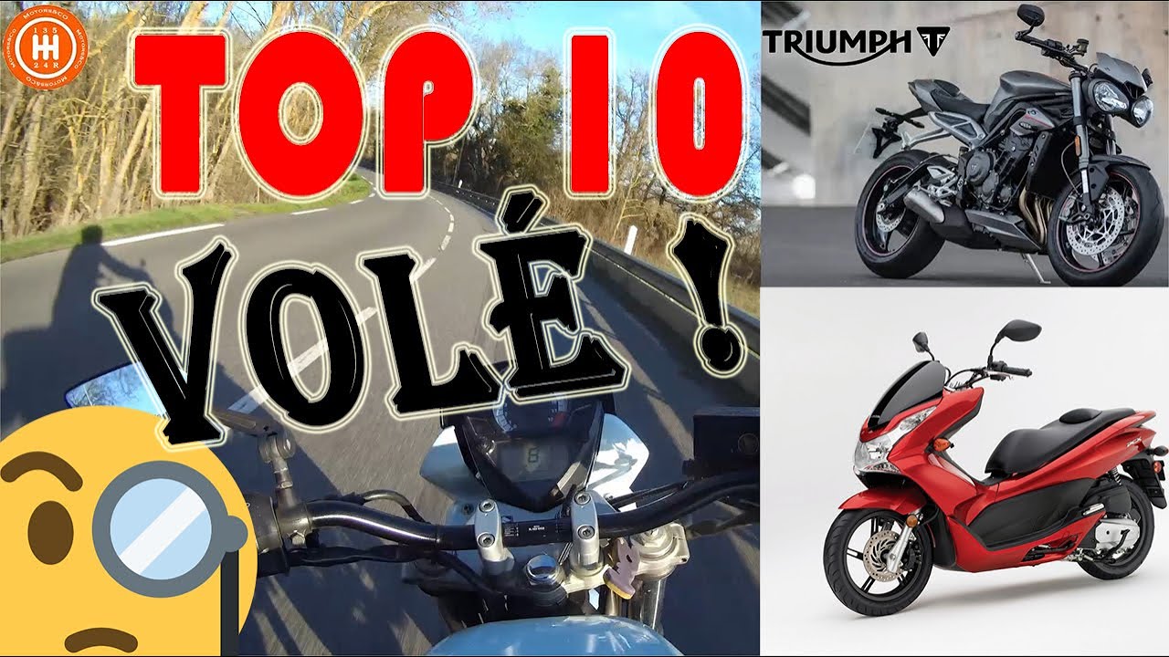 TOP 10 Motos&Scooters les plus volés les méthodes et les solutions YouTube