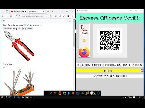 Consultar artículos desde cualquier dispositivo con FLASK + SQlite3 + P.O.S Exe Portable DEMO