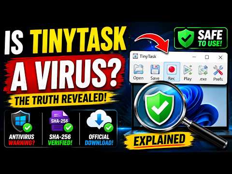 Is TinyTask a Virus? | TinyTask Download & Verification Tutorial (2026)