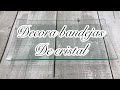 Decora bandejas de cristal