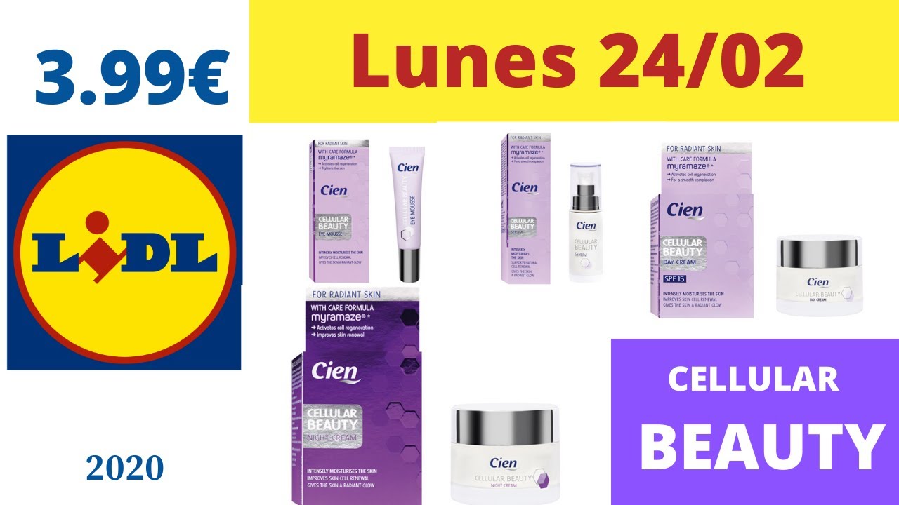 🔥LIDL CIEN CELLULAR BEAUTY 24/02 | A LA VENTA ❤️