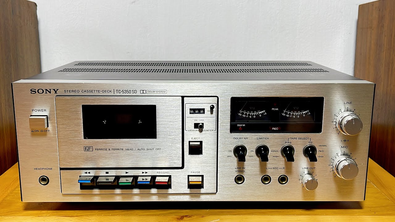 ✓ Cassette deck Sony TC-5350 SD (nguồn vàng) 💥 G.iá: 5.000.000