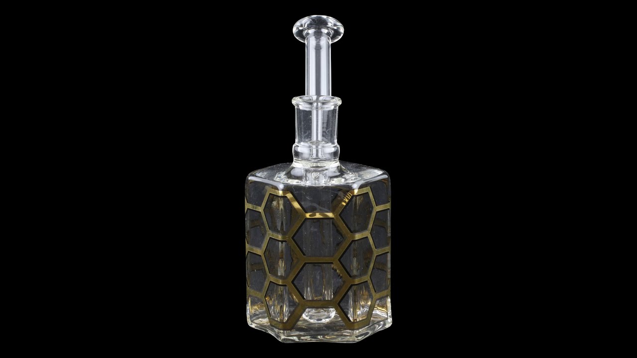 Hex Rig Glass Water Pipe