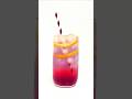 Sour berry mocktail, #lemon with #butterfly pea juice the best choice for spring days #juice #drink