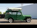 1949 Willys Jeep Station Wagon Camper – The Original SUV That Started It All 😍