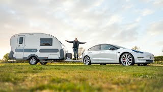 Adria Action 391 LH 2022: Outdoor campingvogn til Tesla og andre elbiler!