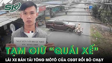 Tạm giữ “quái xế” 20 tuổi gắn biển số giả, tông môtô của CSGT rồi bỏ chạy gây phẫn nộ