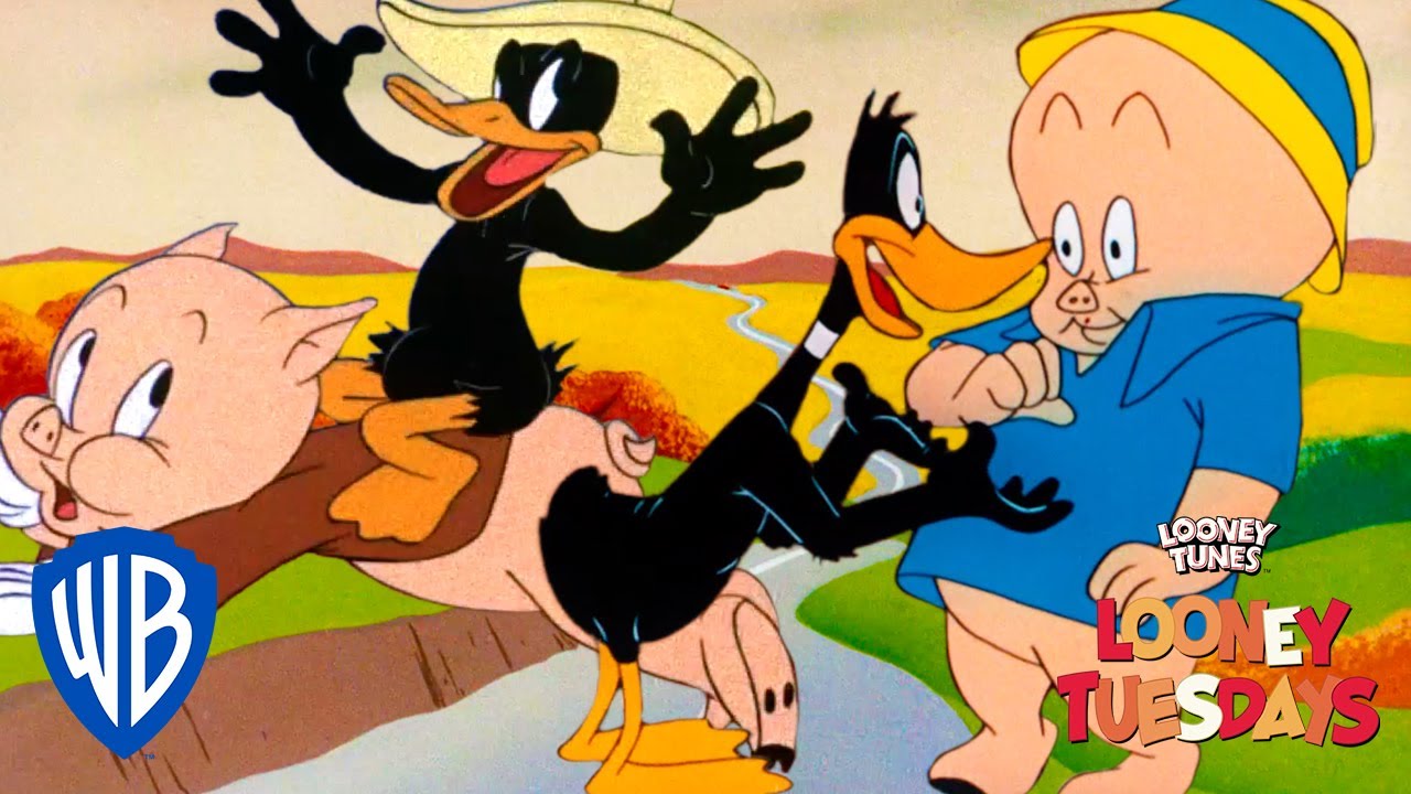 Looney Tunes | Iconic Duo: Porky and Daffy | Looney Tuesdays | WB Kids