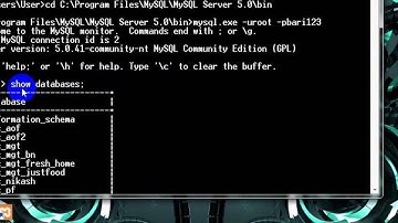 JDBC Class Lecture(MySQL command line example)- Class 11