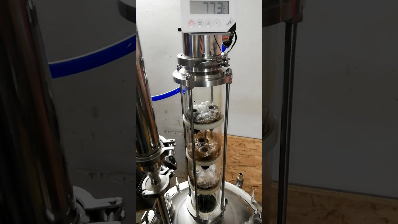 Egylépcsős oszlopos pálinkafőző 24. - hogyan kezdjük az előpárlat elválasztást?