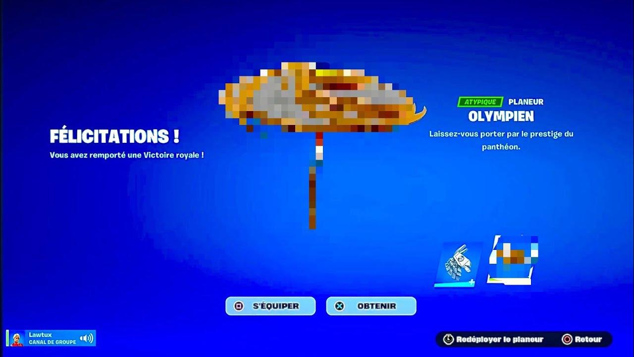 Je débloque le parapluie du top 1 CHAPITRE 5 SAISON 2 Fortnite YouTube