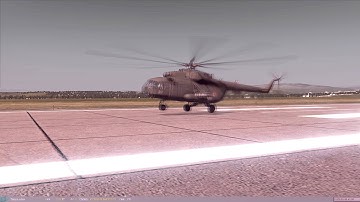 DCS World Mi-8 landing