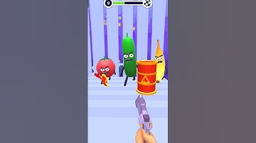 Hit tomato 3d gameplay Android and #shortvideo #gameplay #game