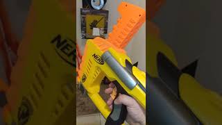 Vintage NERF MAGSTRIKE Modded - Air Restrictors Removed & shoots Both LONG and SHORT DARTS!