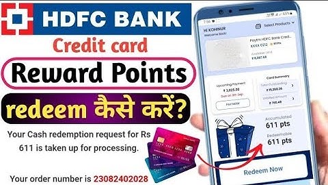 hdfc credit card reward points redeem kaise kare | hdfc credit card reward points convert to cash