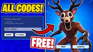 NEW FORTNITEMARES ADMIN PANEL CODES! (ALL FREE SKIN LOBBY HACK CODES)