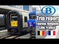 From Tournai (Doornik), Belgium to Lille (RIjsel), France by local train.