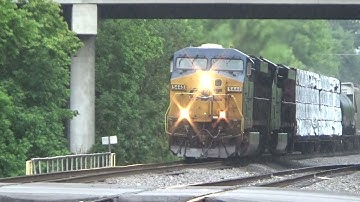 CSX ES40DC 5448 w/ Nice K5HL Leads Manifest Q581-12 on 7/12/21