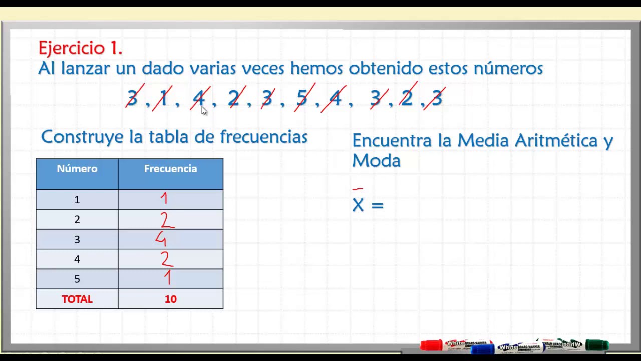 Media, moda y frecuencia || 5to Primaria - YouTube