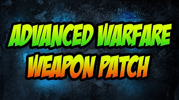 Advanced Warfare "WEAPON" Patch Update - 27th January 2015 (HAVOC DLC PATCH NOTES)