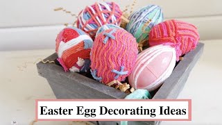 DIY Easter Egg Decorating Using Yarn | EASY PROJECT