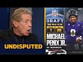 Undisputed  is crazy  skip and irvin reacts falcons select michael penix jr 8th overall