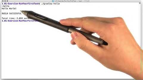 7   Command Line Gradle