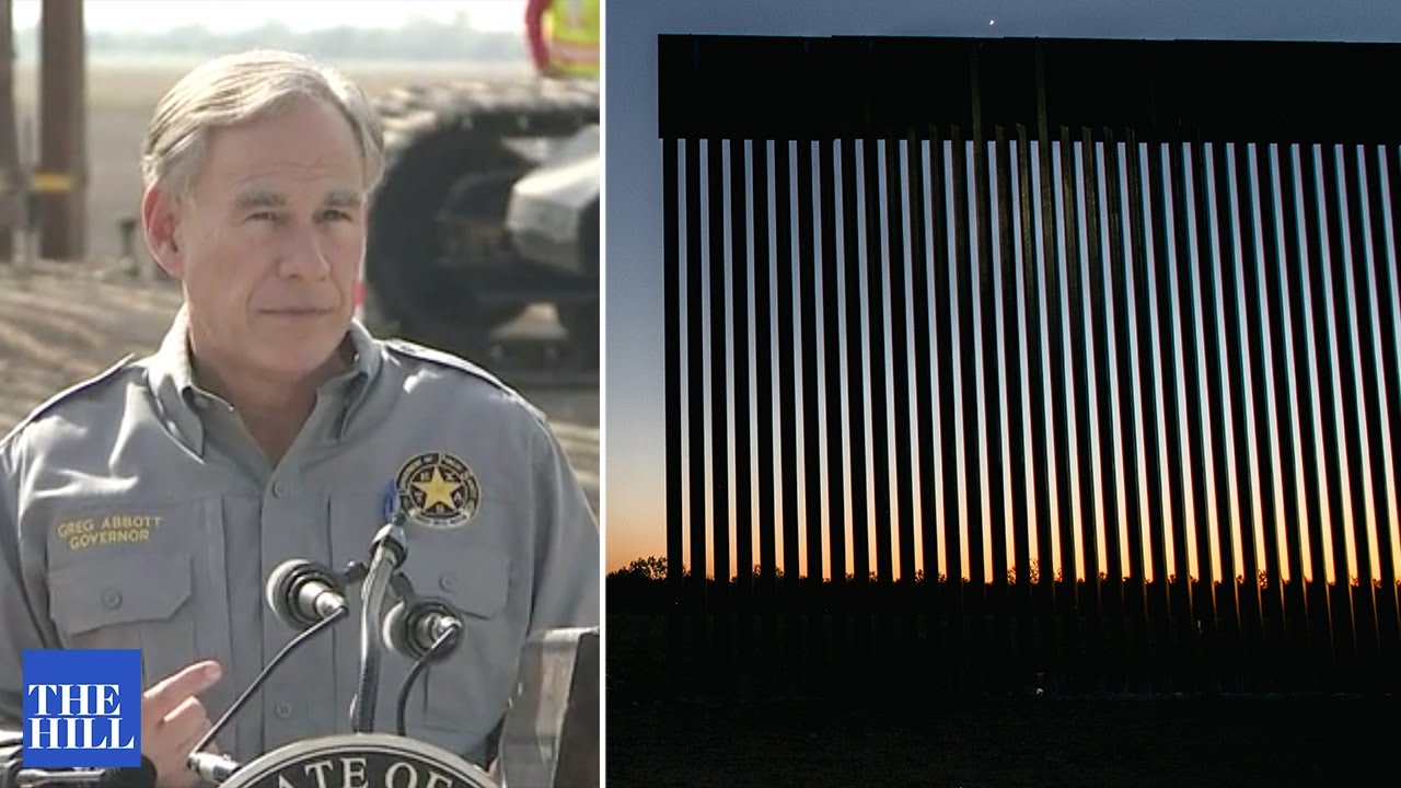 'It's Heavy And Wide': Gov. Abbott Starts Construction Of Texas Border ...
