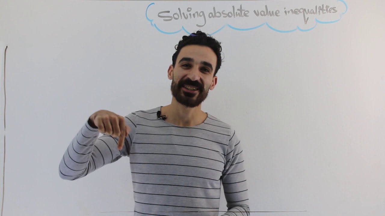 solving absolute value inequality (2sec)