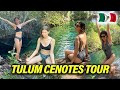 Exploring Tulum's Secret CENOTES! Full Tour and History I Tulum Vlog Series