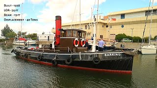 Firing Up a Steam Engine Tug Boat! | ⛵ Sailing Britaly ⛵