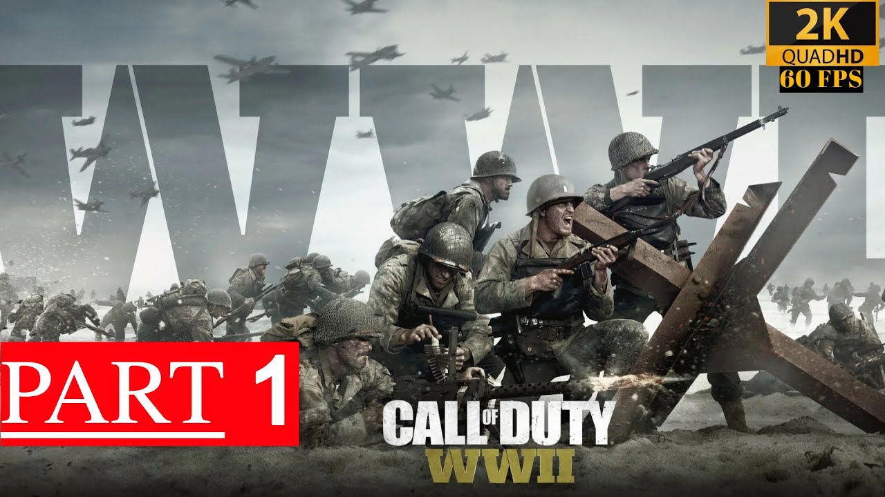 Call Of Duty: WORLD WAR II Walkthrough PART 1 (PS4 Pro) No Commentary @  1080p (60ᶠᵖˢ) HD ✓ 