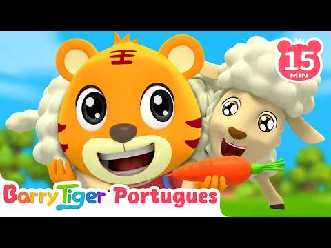 🐑 Barry e Seu Carneirinho 🎶 | Canções de Animais para Crianças | BarryTiger | LEFUN Kids TV