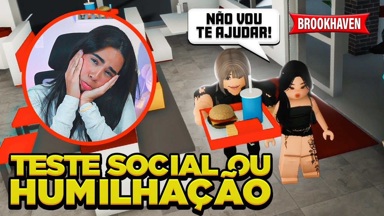 FIZ UM TESTE DE HUMILDADE E A MENINA ME SURPREENDEU EM BROOKHAVEN 