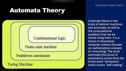 Automata Theory and Formal Languages (Course Overview)