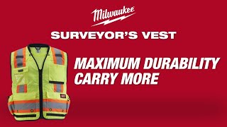 Milwaukee®  Surveyor's Safety Vests