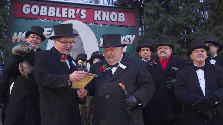 Groundhog Day: Watch Punxsutawney Phil's prediction | 2017