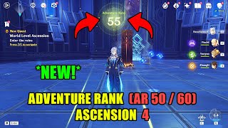 Genshin Impact Clear The Ruins New Adventure Rank Ascension 4 Ar 50 Ar 60 Claiming Rewards