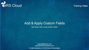 Add & Apply Custom Fields