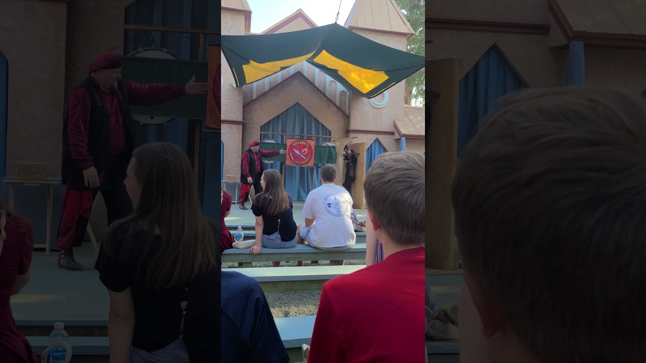 Blind Knife Throwing ▪︎ Ses Carny | Maryland Renaissance Festival
