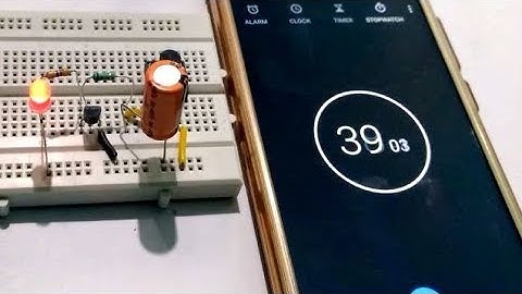 Simple light off timer circuit using 1 transistor without 555 IC