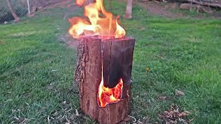 7 Log Campfire Techniques Every Must Know
