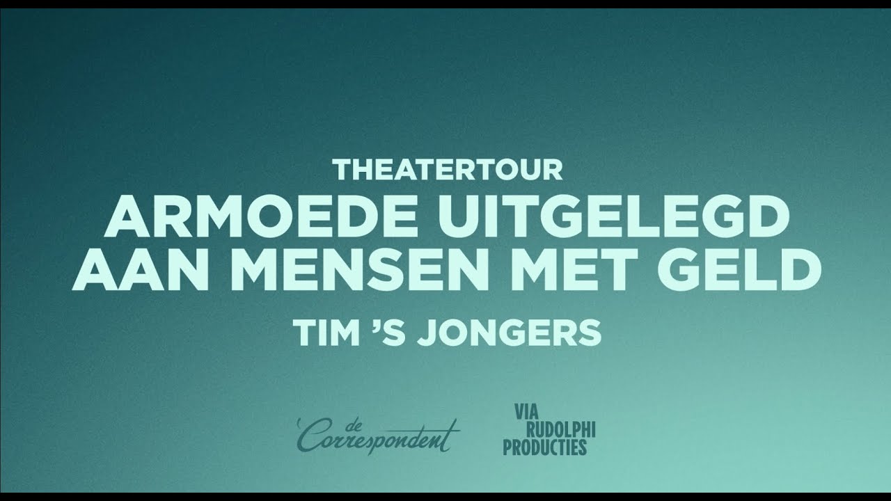Armoede uitgelegd aan mensen met geld (trailer) - YouTube