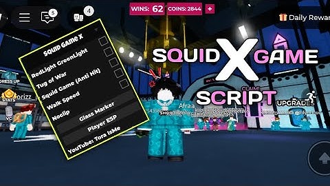 [NEW] Squid Game X Script | Anti Hit , Glass Maker OP SCRIPT 🔥🔥
