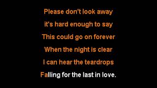 George Strait - Last In Love - Karaoke